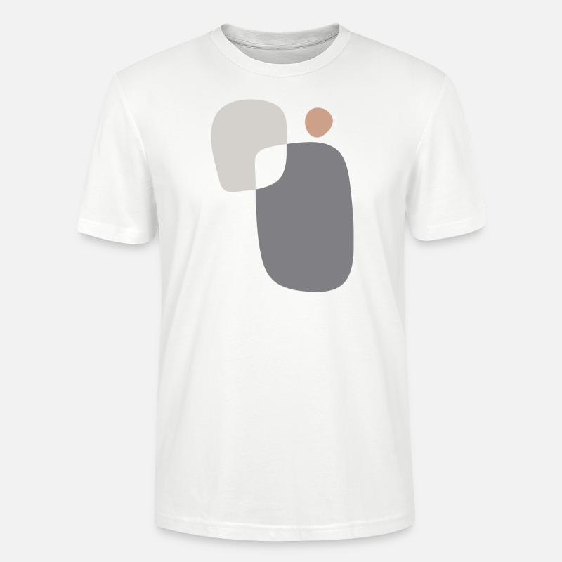 Art abstrait - T-shirt bio CRAFTER Stanley Stella Unisexe - blanc