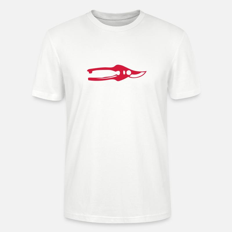Gartengeräte Garten Gartenschere Garten - Stanley/Stella Unisex Bio-T-Shirt CRAFTER - Weiß