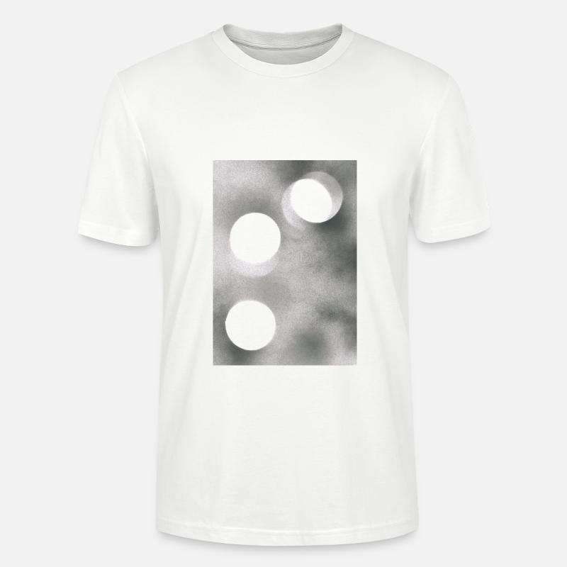 Abstrakte Kreise - 1 - Stanley/Stella Unisex Bio-T-Shirt CRAFTER - Weiß