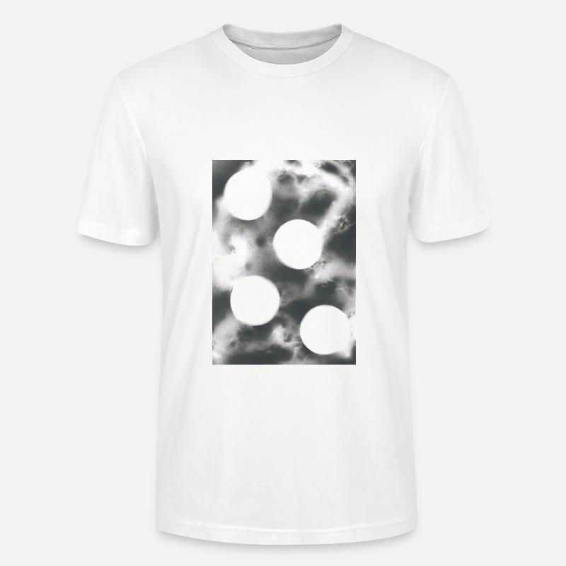 Abstrakte Kreise - 3 - Stanley/Stella Unisex Bio-T-Shirt CRAFTER - Weiß