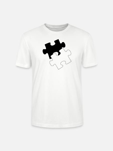 Puzzle - Stanley/Stella Unisex Bio-T-Shirt CRAFTER - Weiß