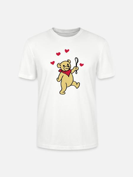 Teddy Baby - Stanley/Stella CRAFTER Unisex Organic T-Shirt - white
