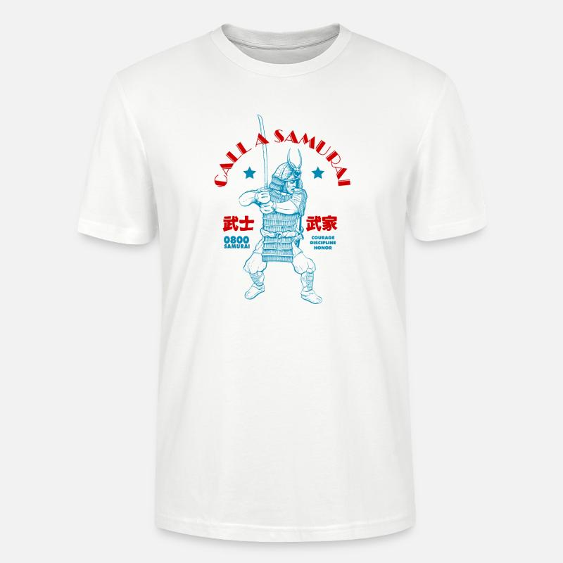 Call a Samurai - Stanley/Stella Unisex Bio-T-Shirt CRAFTER - Weiß