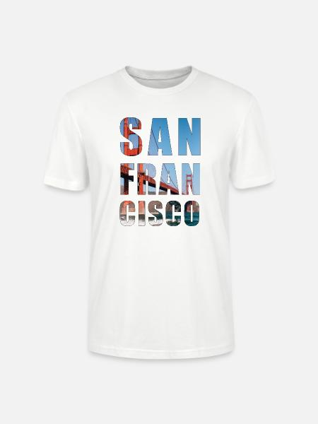 San Francisco - Traumstadt - Stanley/Stella Unisex Bio-T-Shirt CRAFTER - Weiß