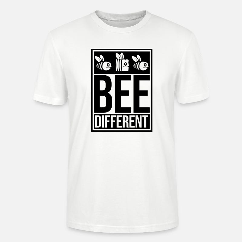 bee citation différente - T-shirt bio CRAFTER Stanley Stella Unisexe - blanc
