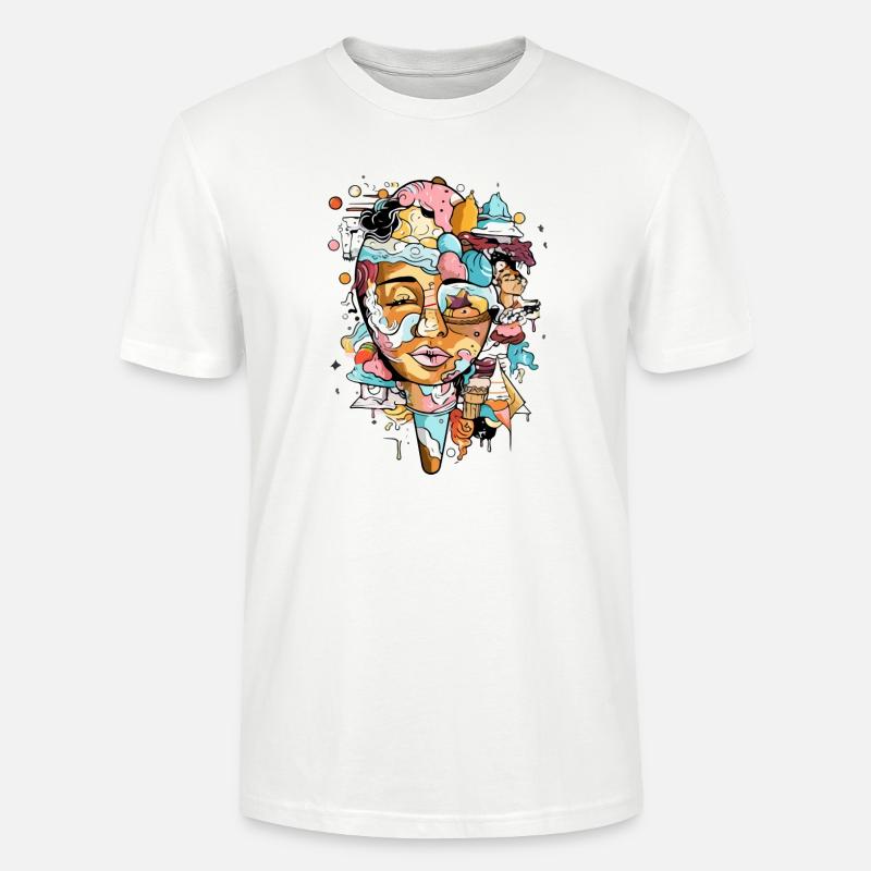 Das Eis geleieren - Stanley/Stella Unisex Bio-T-Shirt CRAFTER - Weiß