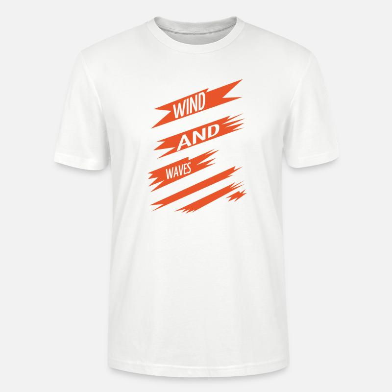 statement gift idea windsurfing techniques - Stanley/Stella Unisex Bio-T-Shirt CRAFTER - Weiß