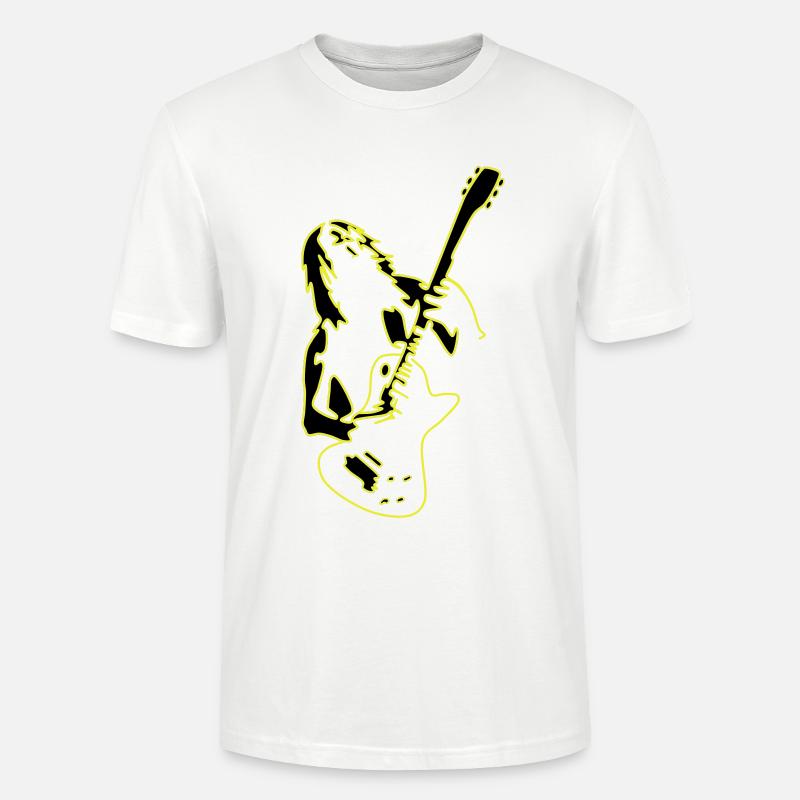 Rock' Roll, c’est la vie ✔ - T-shirt bio CRAFTER Stanley Stella Unisexe - blanc