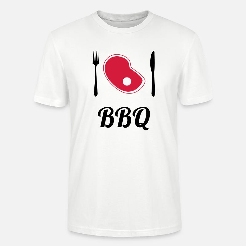 BBQ - Barbecue - Grill - Stanley/Stella Unisex Bio-T-Shirt CRAFTER - Weiß