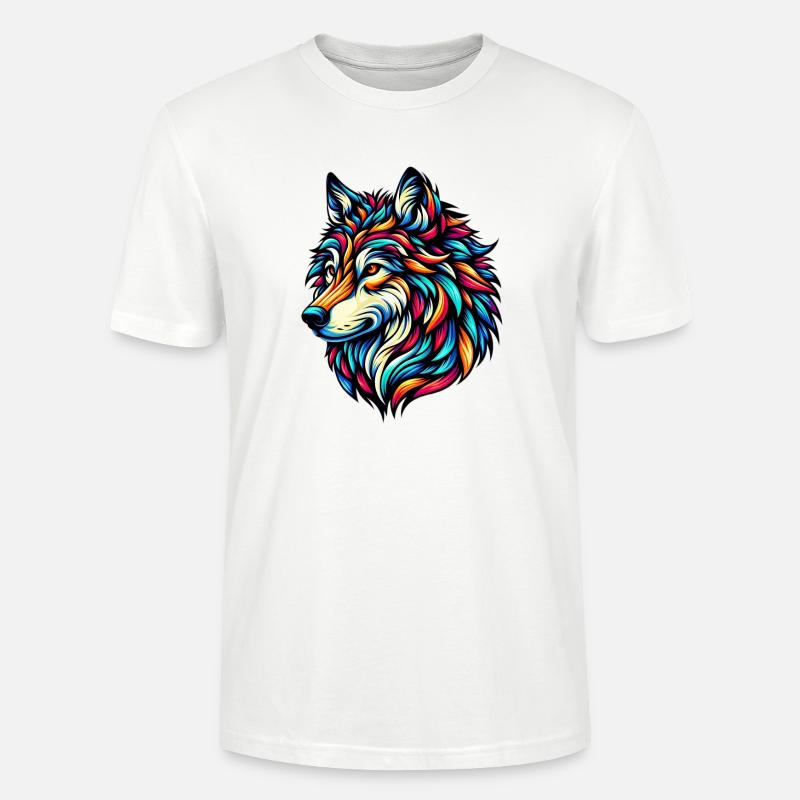 Wolf - Stanley/Stella Unisex Bio-T-Shirt CRAFTER - Weiß