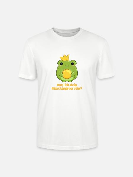 Königlicher Froschprinz - Stanley/Stella Unisex Bio-T-Shirt CRAFTER - Weiß
