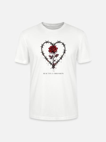 Wunderschöne Obsession - Stanley/Stella Unisex Bio-T-Shirt CRAFTER - Weiß