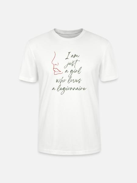 Ich liebe einen Legionär - Stanley/Stella Unisex Bio-T-Shirt CRAFTER - Weiß