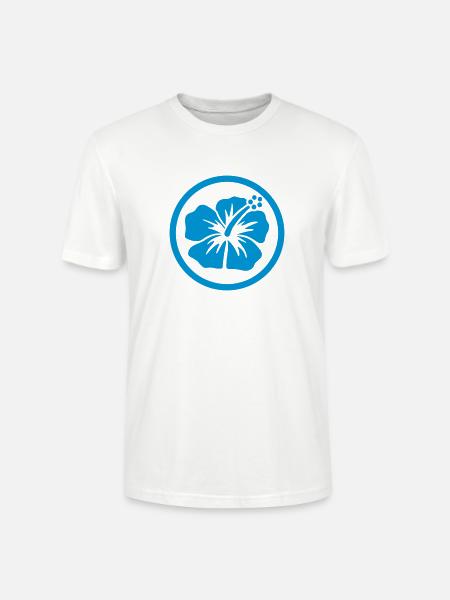 Hibiskus - Stanley/Stella Unisex Bio-T-Shirt CRAFTER - Weiß