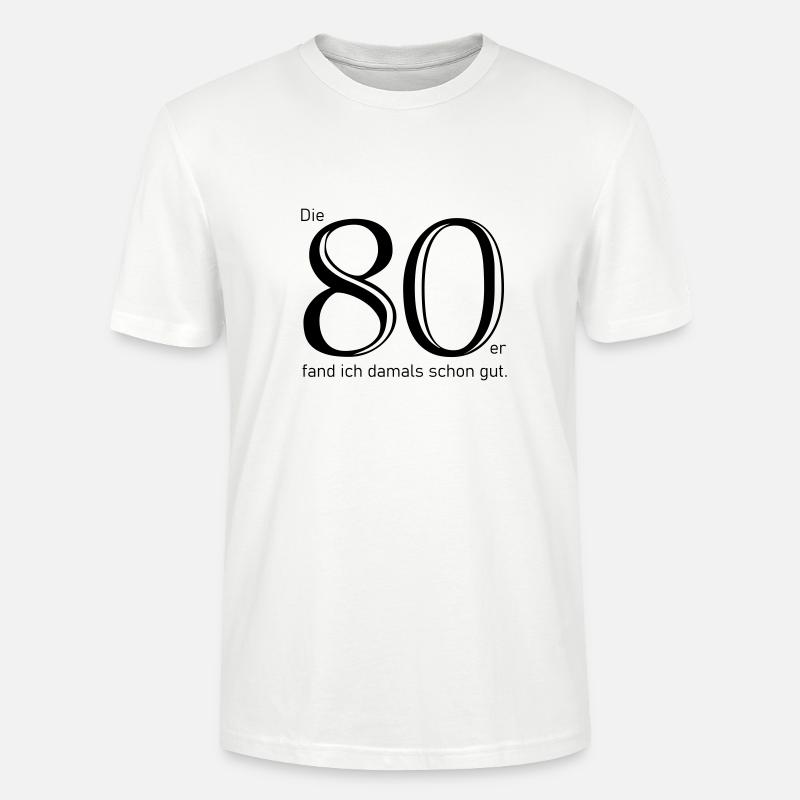 80er - Stanley/Stella Unisex Bio-T-Shirt CRAFTER - Weiß