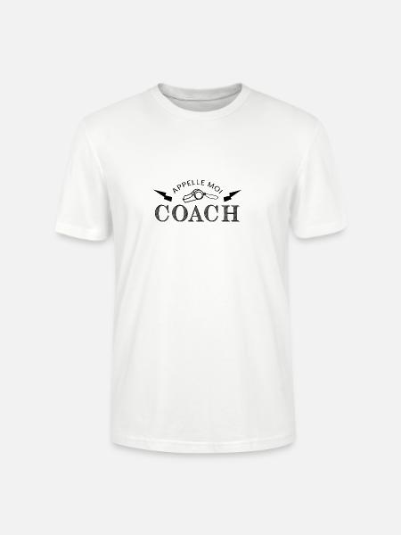 Nenn mich Trainer - Stanley/Stella Unisex Bio-T-Shirt CRAFTER - Weiß