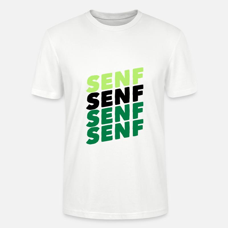 Senf essen lecker gewürz paste - Stanley/Stella Unisex Bio-T-Shirt CRAFTER - Weiß