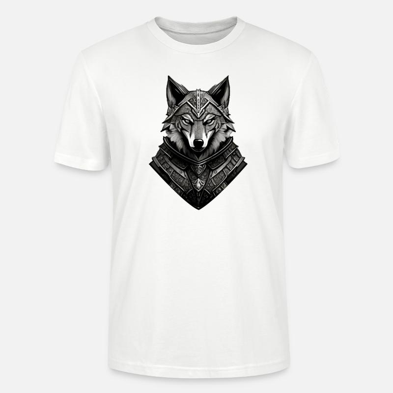 Wolf 5 Par Pr3vise - T-shirt bio CRAFTER Stanley Stella Unisexe - blanc