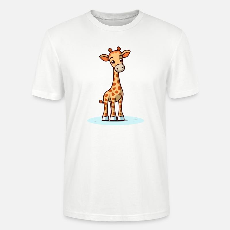 Giraffe - Stanley/Stella Unisex Bio-T-Shirt CRAFTER - Weiß