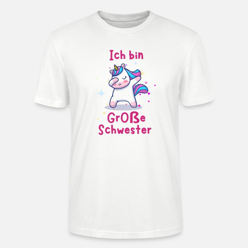 große Schwester - Stanley/Stella Unisex Bio-T-Shirt CRAFTER - Weiß
