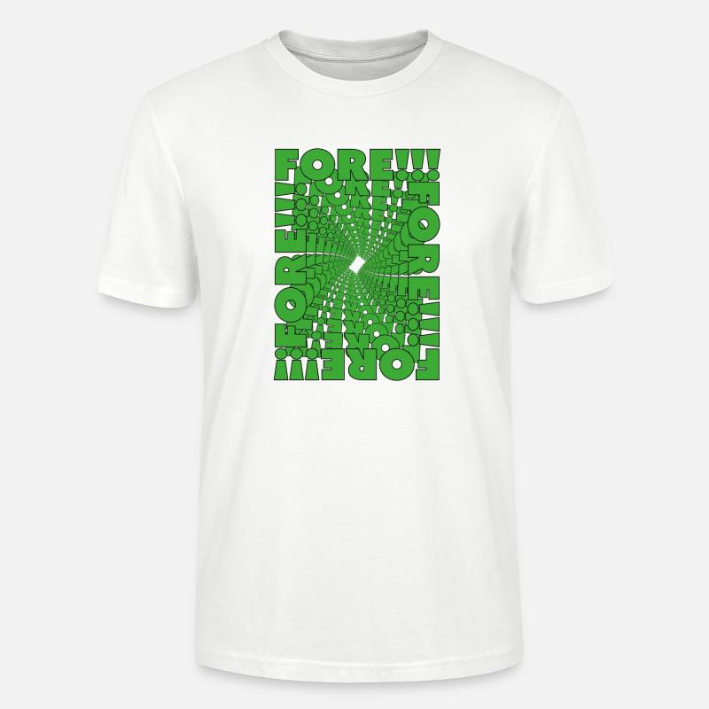 Fore! Golfen mit Stil - Stanley/Stella Unisex Bio-T-Shirt CRAFTER - Weiß