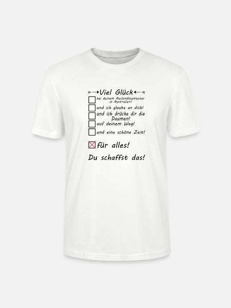 Australien Auslandssemester - Semester Studieren - Stanley/Stella Unisex Bio-T-Shirt CRAFTER - Weiß