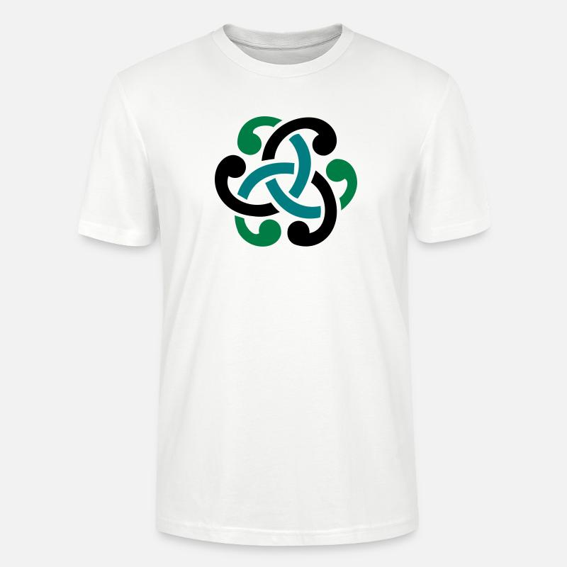 Keltischer Knoten vector - Stanley/Stella Unisex Bio-T-Shirt CRAFTER - Weiß