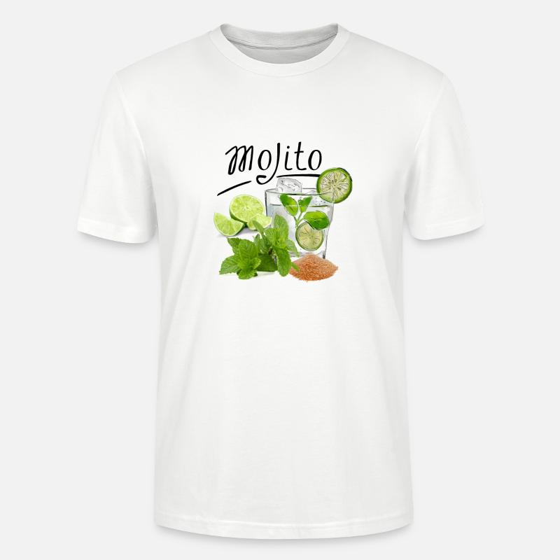 Mojito Drink ART - Stanley/Stella Unisex Bio-T-Shirt CRAFTER - Weiß