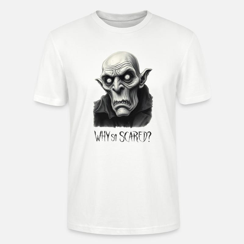 Why so scared? -Halloween- - Stanley/Stella Unisex Bio-T-Shirt CRAFTER - Weiß