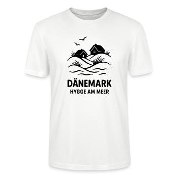 Dänemark Hygge - Stanley/Stella Unisex Bio-T-Shirt CRAFTER - Weiß - Vorne - Alina (178cm) & Michal (187cm)