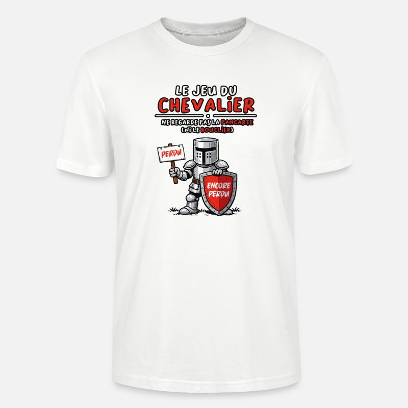 Le jeu du chevalier - T-shirt bio CRAFTER Stanley Stella Unisexe - blanc
