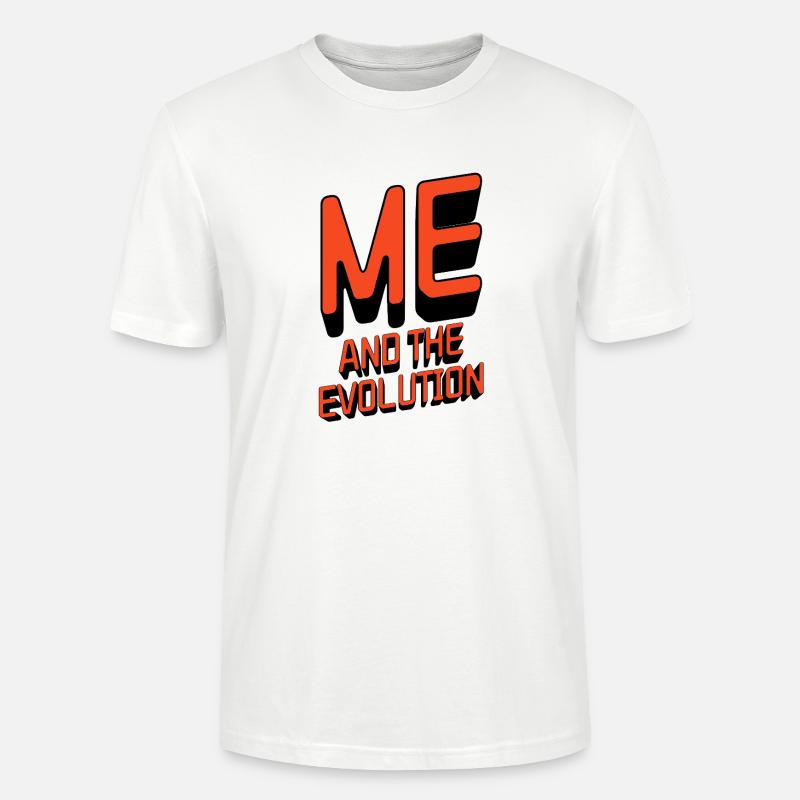 Moi et l’évolution - T-shirt bio CRAFTER Stanley Stella Unisexe - blanc