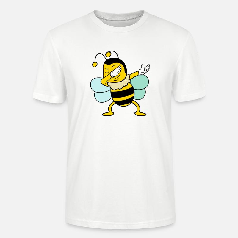 Dabbing Dab Biene - Stanley/Stella Unisex Bio-T-Shirt CRAFTER - Weiß