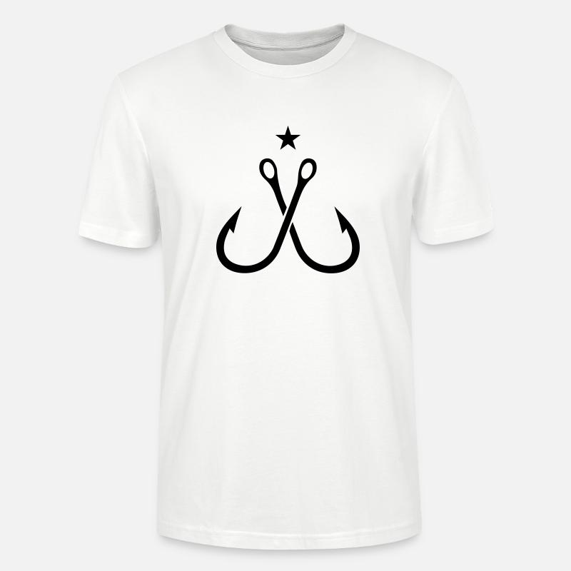 Fishhooks - Stanley/Stella Unisex Bio-T-Shirt CRAFTER - Weiß