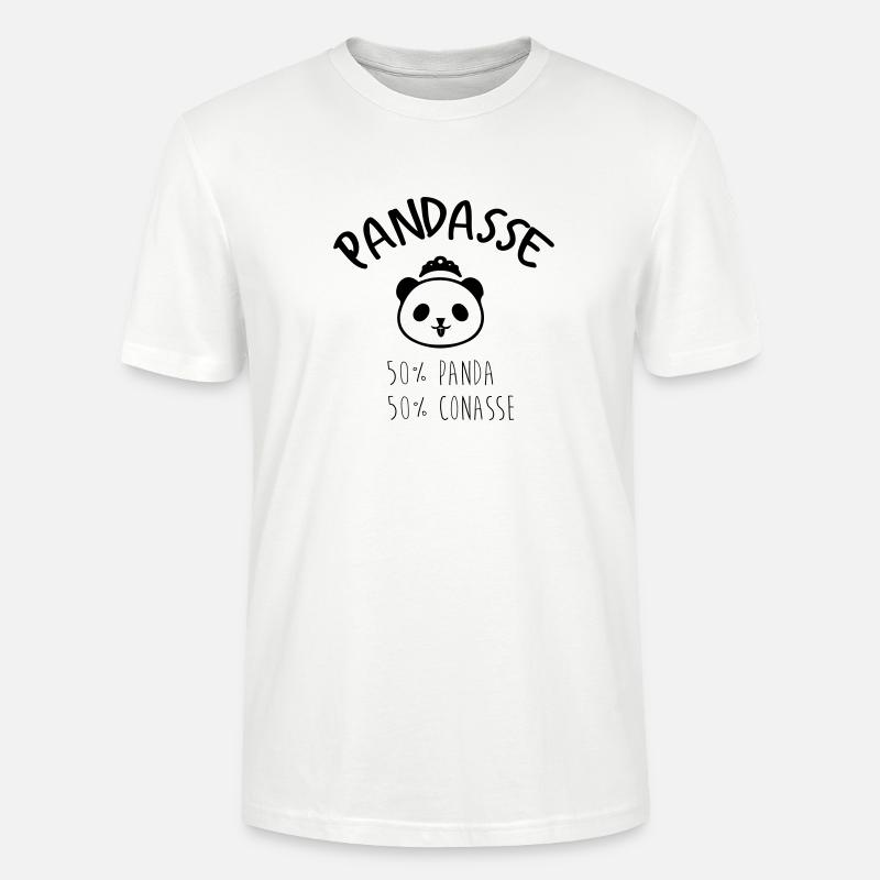 PANDASSE - Stanley/Stella Unisex Bio-T-Shirt CRAFTER - Weiß