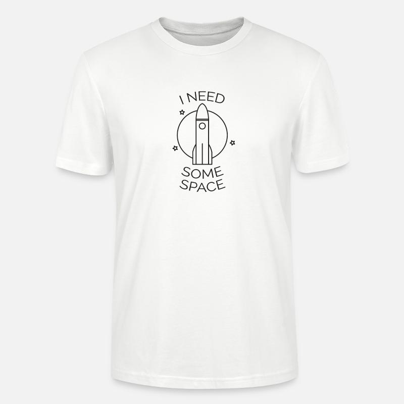 Fusée spatiale cadeau astronaute spatial - T-shirt bio CRAFTER Stanley Stella Unisexe - blanc
