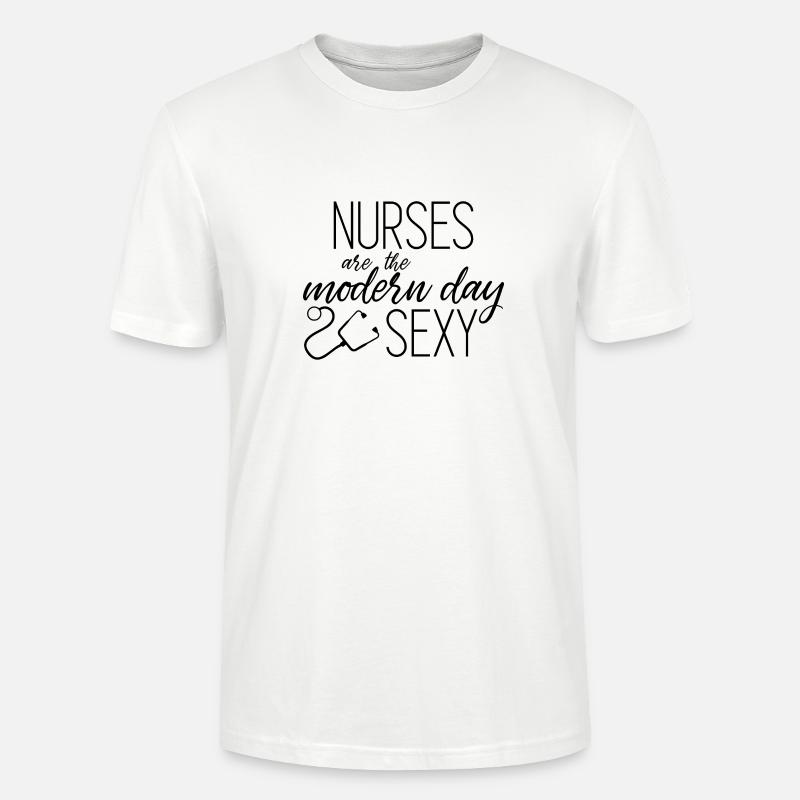Krankenschwester - Stanley/Stella Unisex Bio-T-Shirt CRAFTER - Weiß