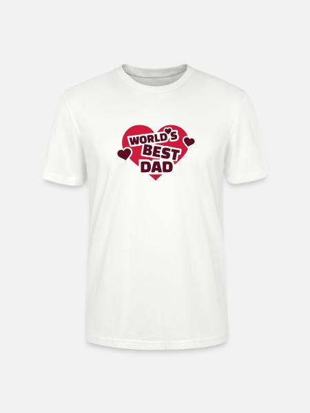 Papa - Stanley/Stella Unisex Bio-T-Shirt CRAFTER - Weiß