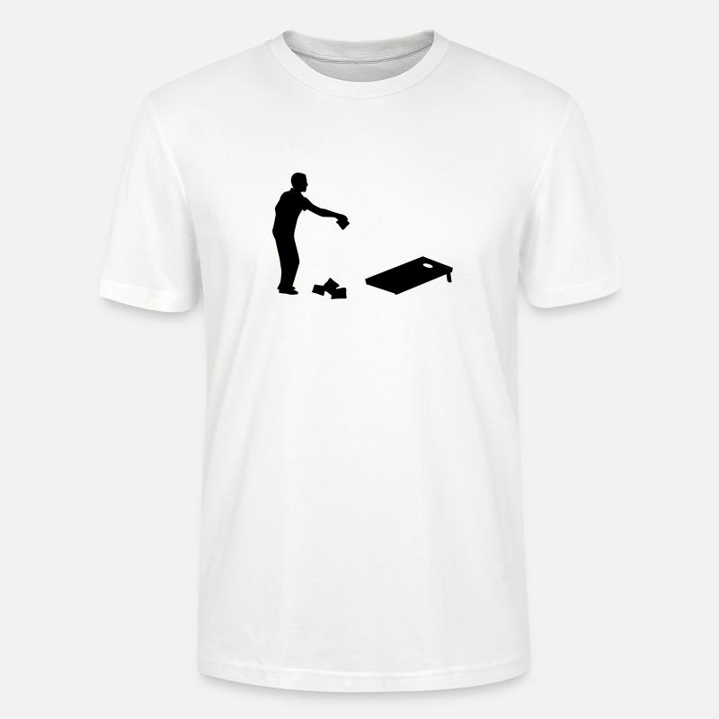 Cornhole - T-shirt bio CRAFTER Stanley Stella Unisexe - blanc