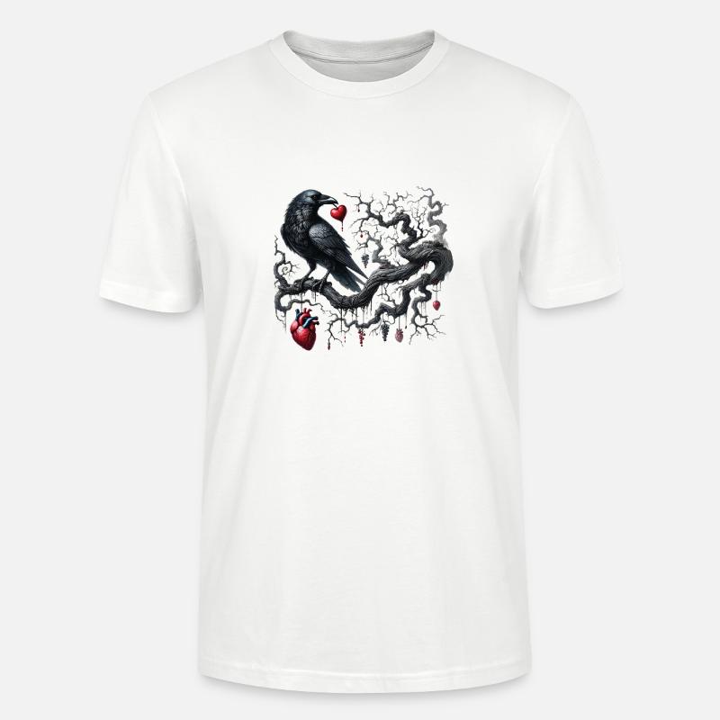 Dark Romance: Gothic-Ästhetik - Stanley/Stella Unisex Bio-T-Shirt CRAFTER - Weiß