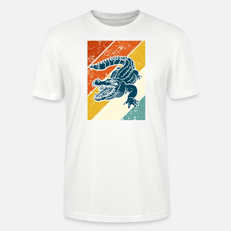Alligator - Stanley/Stella Unisex Bio-T-Shirt CRAFTER - Weiß