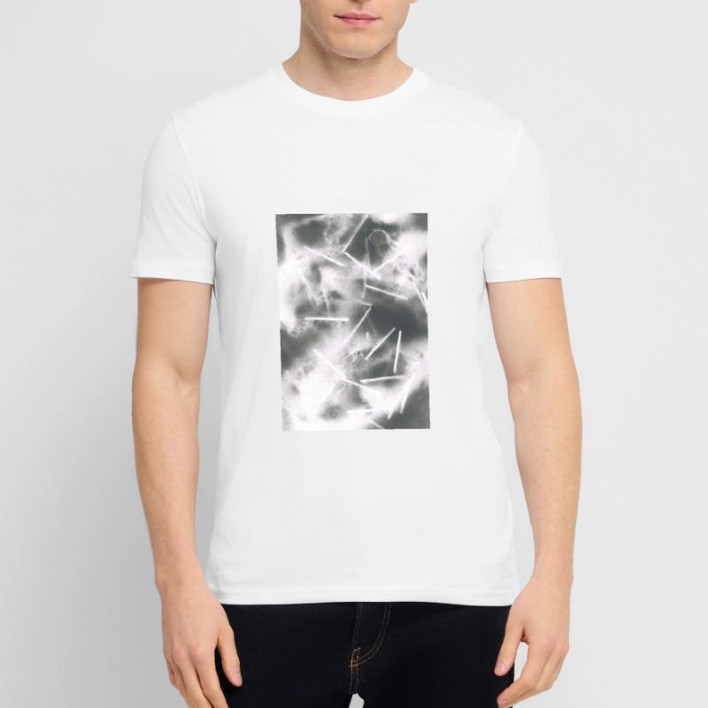 Lignes abstraites et structures de brouillard T-shirt bio CRAFTER Stanley Stella Unisexe