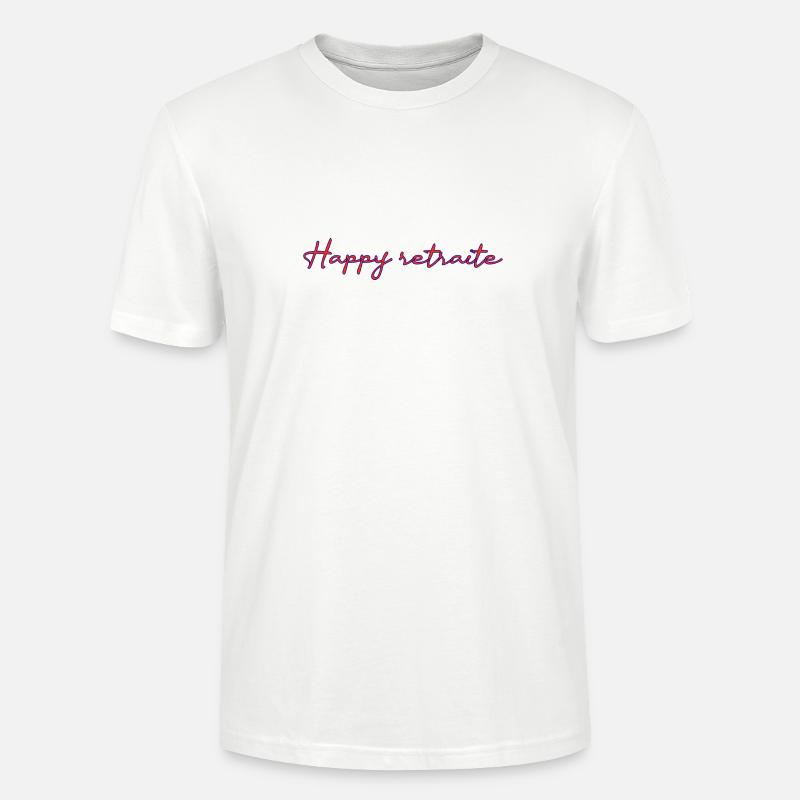 RETRAITE. RETRAITE. RETRAITEE. RETRAITE - T-shirt bio CRAFTER Stanley Stella Unisexe - blanc
