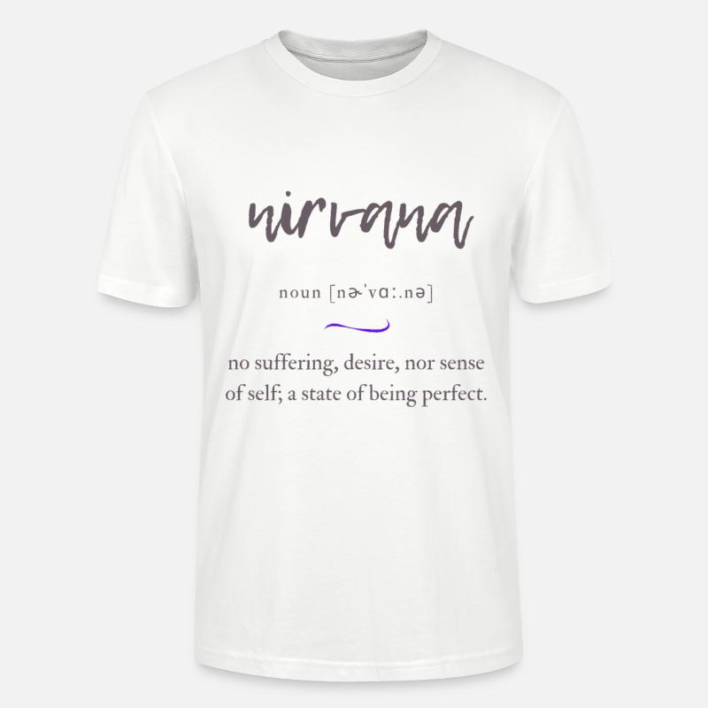 Nirvana Convoluted Edition - Stanley/Stella Unisex Bio-T-Shirt CRAFTER - Weiß