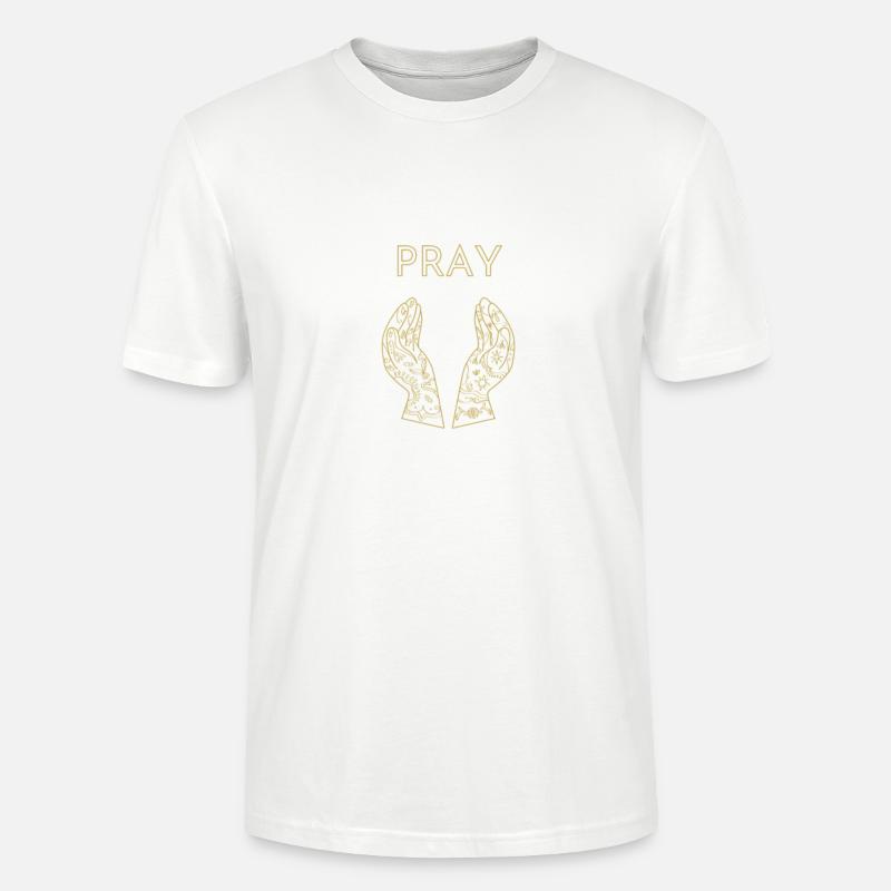 Pray Islam Allah Mekka - Stanley/Stella Unisex Bio-T-Shirt CRAFTER - Weiß
