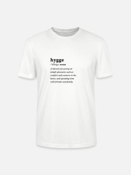 Hygge (hjemlighed) Clean Edition - Stanley Stella CRAFTER unisex økologisk-T-shirt - hvid