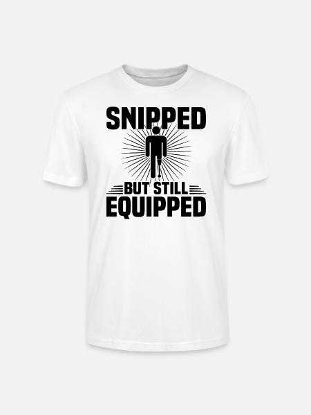 Amputiert Invalide Prothese Handicap Rollstuhl - Stanley/Stella Unisex Bio-T-Shirt CRAFTER - Weiß