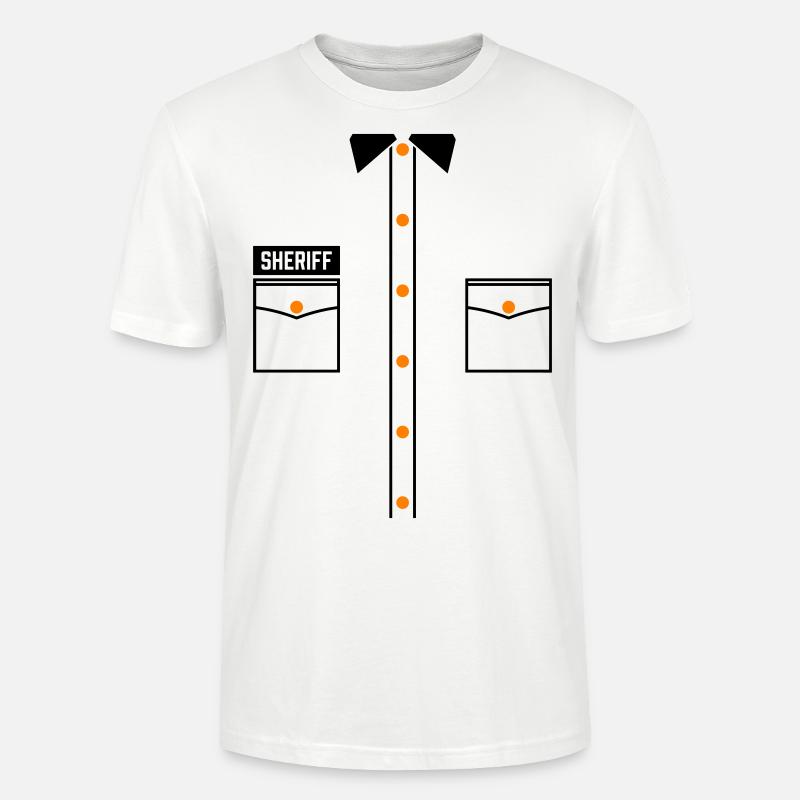 Sheriff - Stanley/Stella Unisex Bio-T-Shirt CRAFTER - Weiß