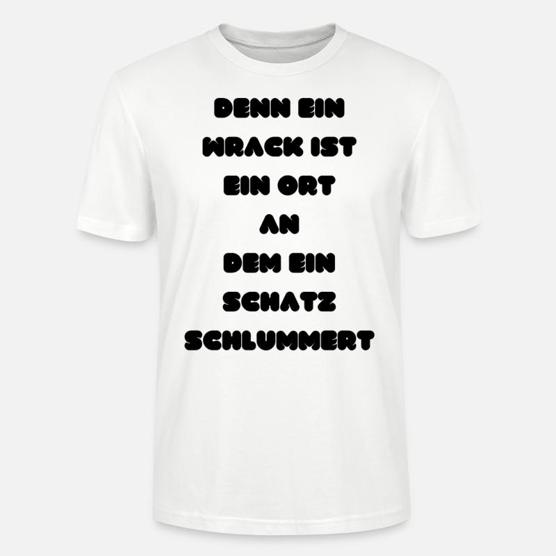 Ein Wrack, ein Schatz - Stanley/Stella Unisex Bio-T-Shirt CRAFTER - Weiß