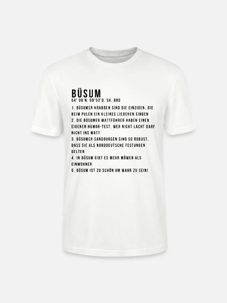 Büsum - Stanley/Stella Unisex Bio-T-Shirt CRAFTER - Weiß